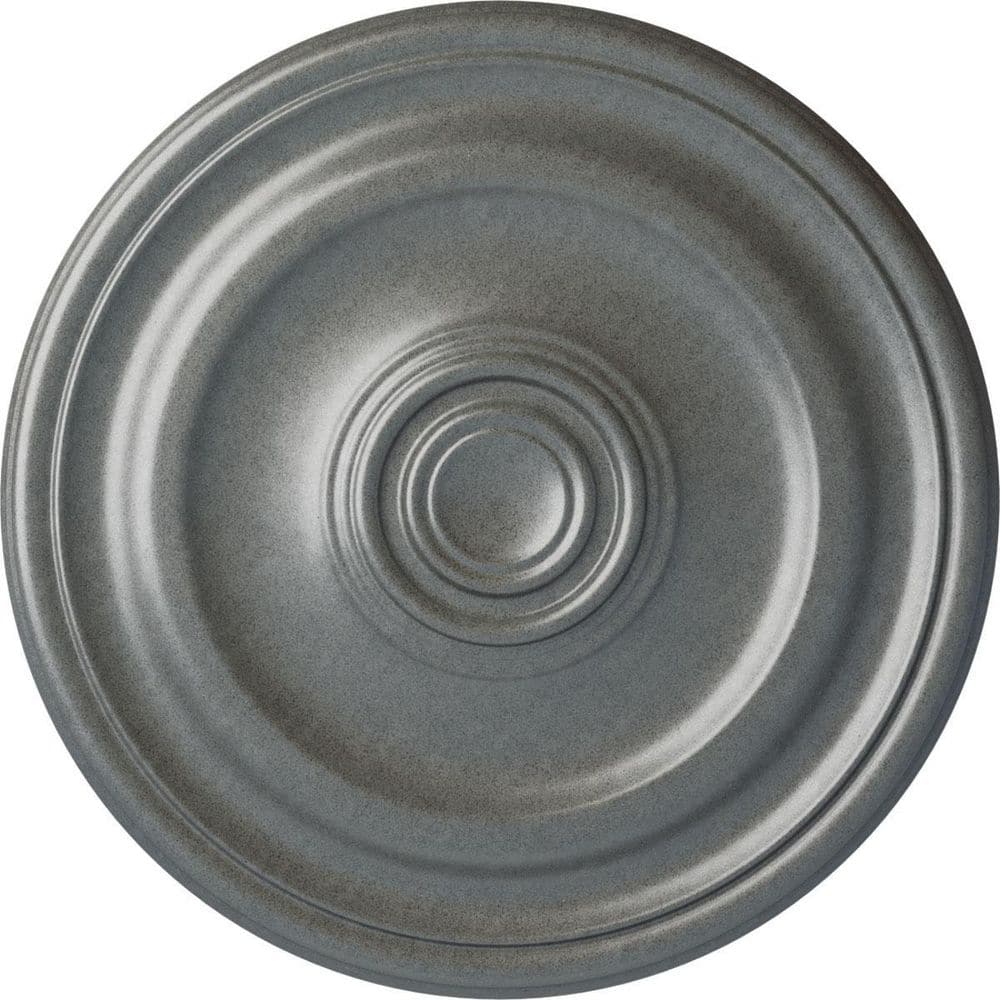15-3/4 in. x 1-1/2 in. Devon Urethane Ceiling Medallion (Fits Canopies upto 3-5/8 in.), Platinum price history on PriceWatchPro