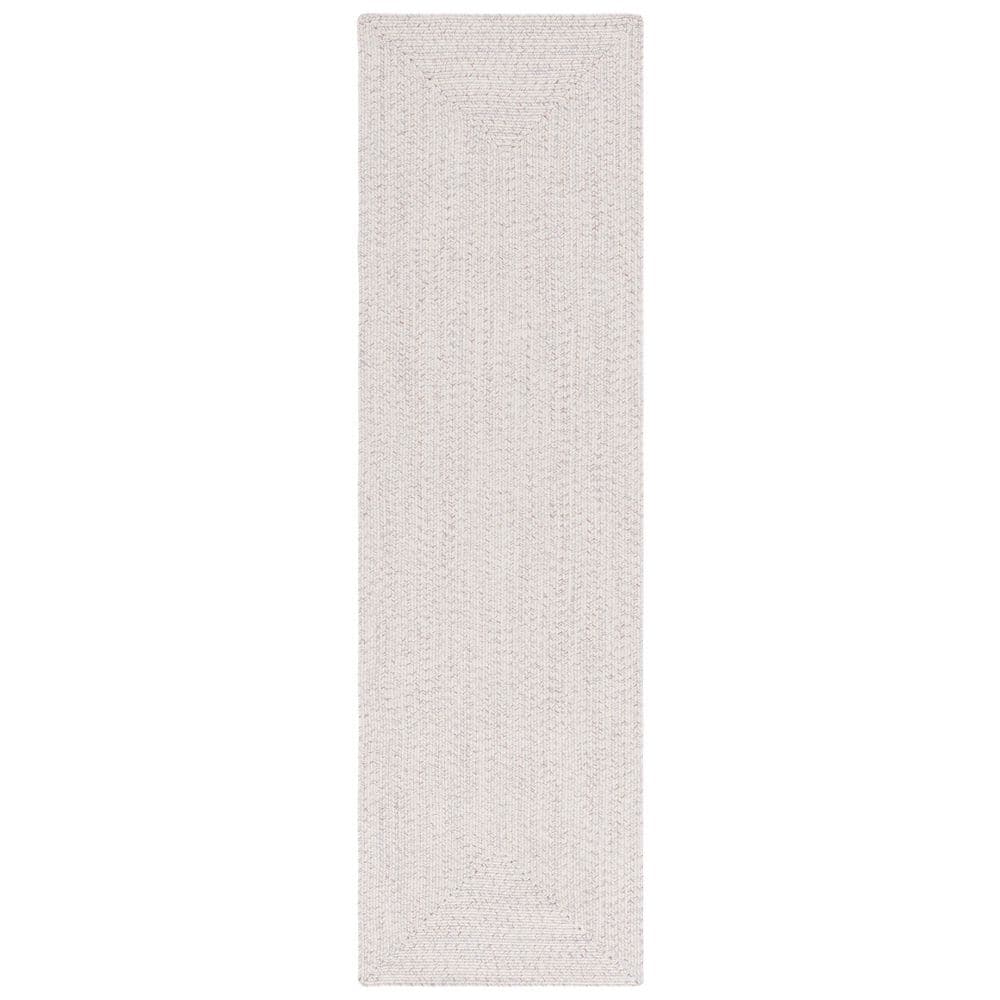 Braided Ivory/Light Gray 2 ft. x 8 ft. Machine Washable Concentric Woven Runner Rug price history on PriceWatchPro