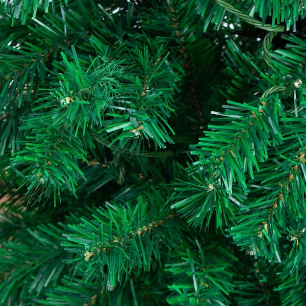 Nearly Natural 8 ft. Pre-Lit Holiday Green Pine Archway