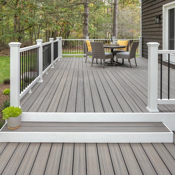 Trex Enhance Naturals 1 in. x 6 in. x 8 ft. Rocky Harbor Square Edge ...