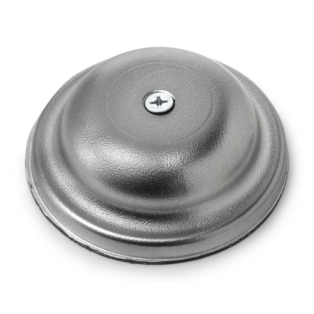 Details about   5" Bell Cover Plate Color-Chrome Clean-Out Cover Plastic 