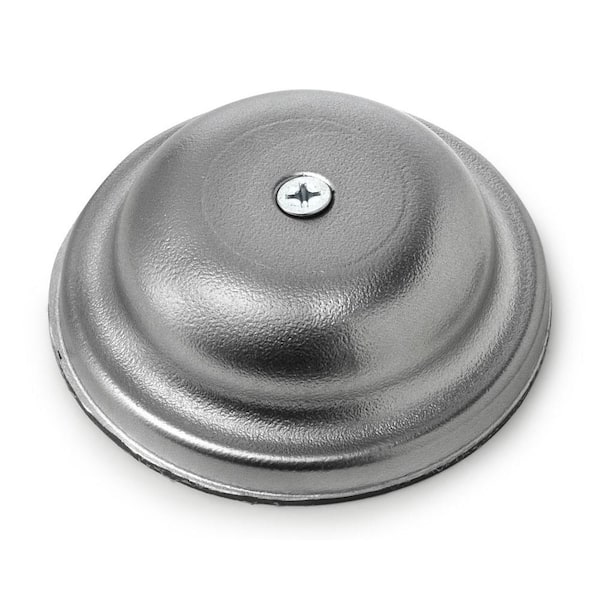 Oatey 4 in. Plastic Bell Cleanout Cover Plate in Chrome