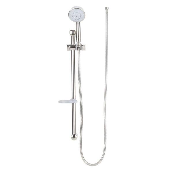 GROHE Relax Rustic 24 in. 5-Spray Shower Bar with Handheld Shower in Brushed Nickel