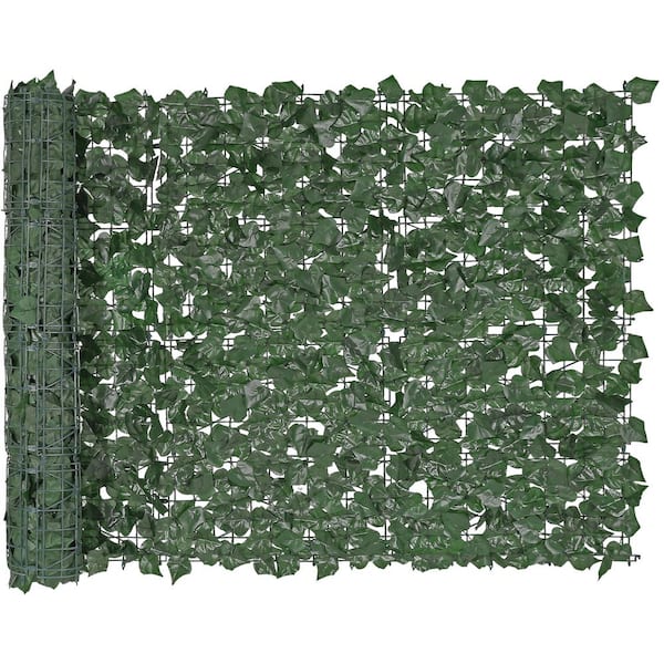 VEVOR Ivy Privacy Fence, 39 in. x 98 in. Artificial Green Wall Screen Greenery Ivy Fence Faux Hedges Vine Leaf Decoration