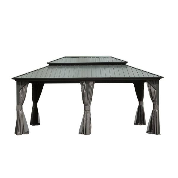 re.golith  Amazon.com: Greesum 12'x20' Hardtop Metal Gazebo, Outdoor