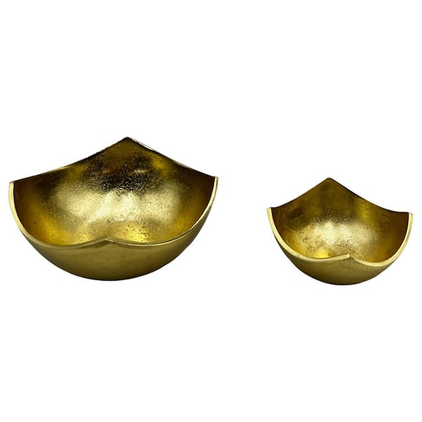 castellousa Modern Gold Bowl Aluminum Set