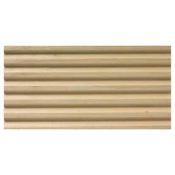. 75 in. D x 6 in. W x 48 in. L Unfinished Poplar Wood Casing