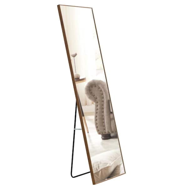 Vsmile 23 in. W x 65 in. H Rectangle Solid Wood Frame Full-Length Mirror