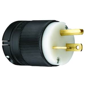 Pass & Seymour Clamp-Lock 20 Amp 125-Volt NEMA 5-20P Straight Blade Plug