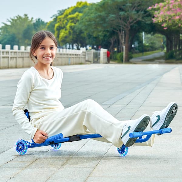 VEVOR Ride on Scooter, Load Capacity of 198 lbs., Swing Side