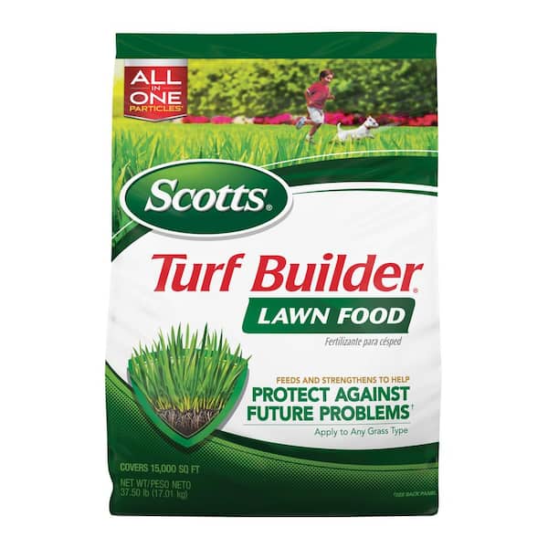 Scotts Turf Builder 37.5 lbs. 15,000 sq. ft. Dry Lawn Fertilizer for All Grass Types