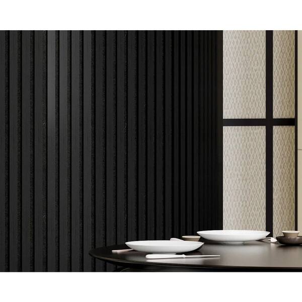 Ejoy 96 in. x 41 in. x 0.8 in. Flexible Acoustic Wood Wall Siding
