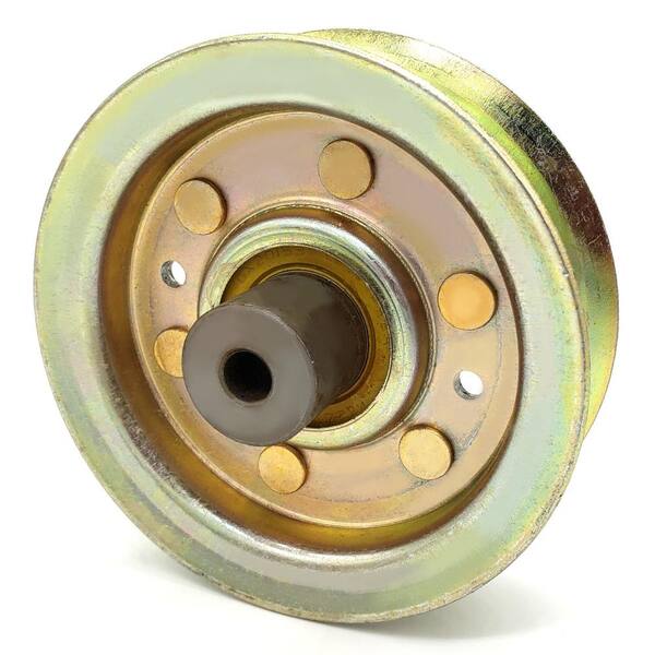 Unbranded 3.06 in. Flat Dia 5/16 in. Bore Steel Flat Idler Pulley Replaces John Deere AM128189 Ariens AM128189