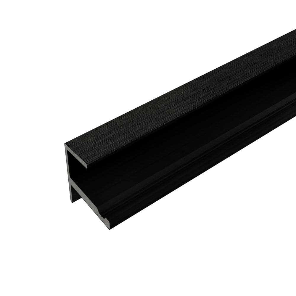 European Siding System 2.91 in. x 2.28 in. x 8 ft. Composite Siding F Trim Indian Ebony price history on PriceWatchPro