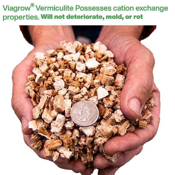 Vermiculite, Coarse and Chunky (4 cubic foot bag/25.71 US gallons/113 l)
