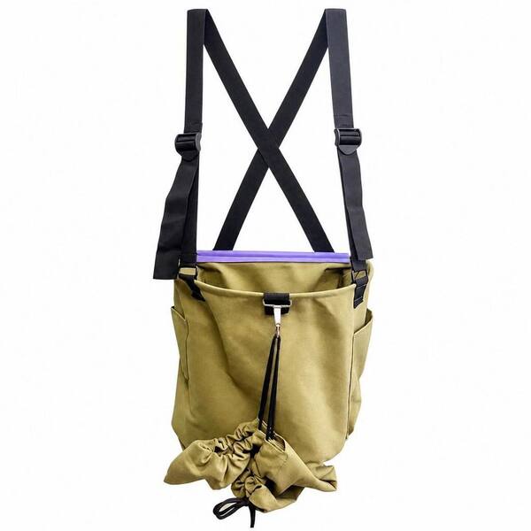Drop‑Bottom Harvest, Heavy‑Duty Washable Canvas, Adjustable Straps, Fruit Picking Bag Garden Harvest Set, Fruit Basket