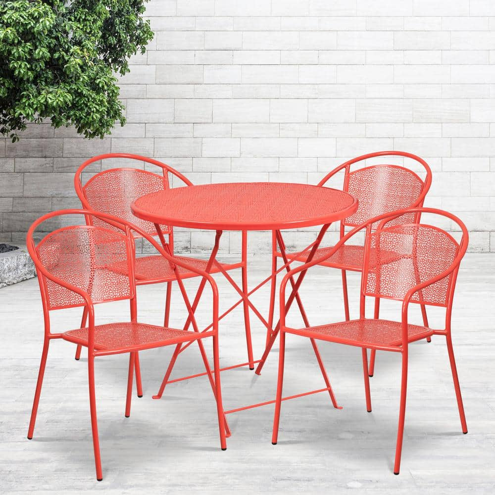 Flash furniture outdoor discount patio dining set