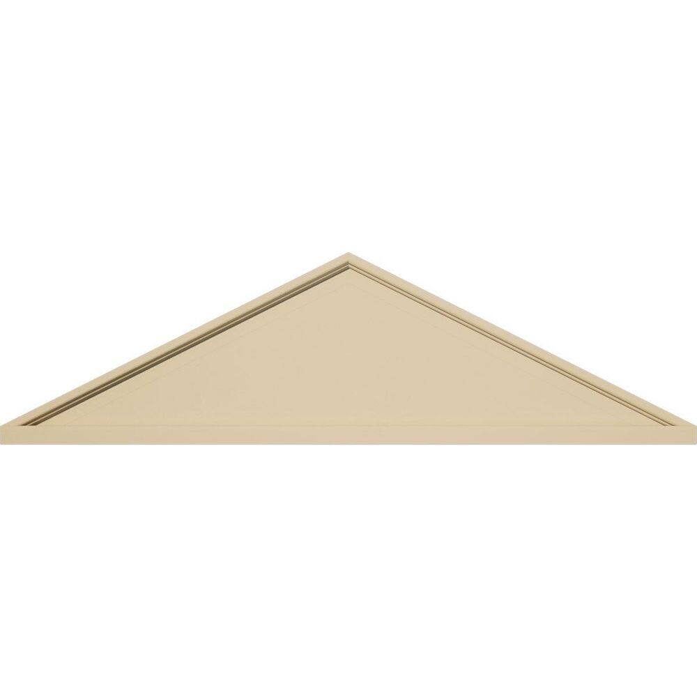 38-in W x 10-1/2-in H x 2-in P (Pitch 6/12) Peaked Cap Smooth Signature Urethane Pediment, Primed Tan price history on PriceWatchPro