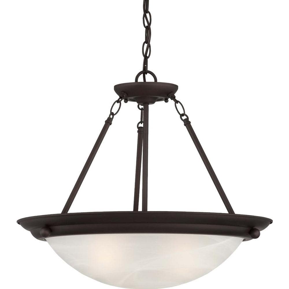 Lunar 3-Light Antique Bronze Interior Pendant price history on PriceWatchPro