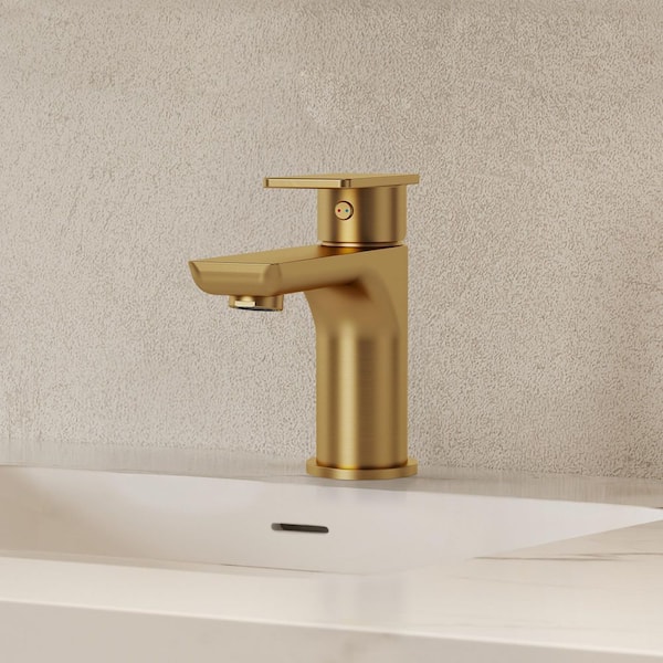 EVERSTEIN 6 in. H Sleek Single-Hole Single-Handle Bathroom Sink