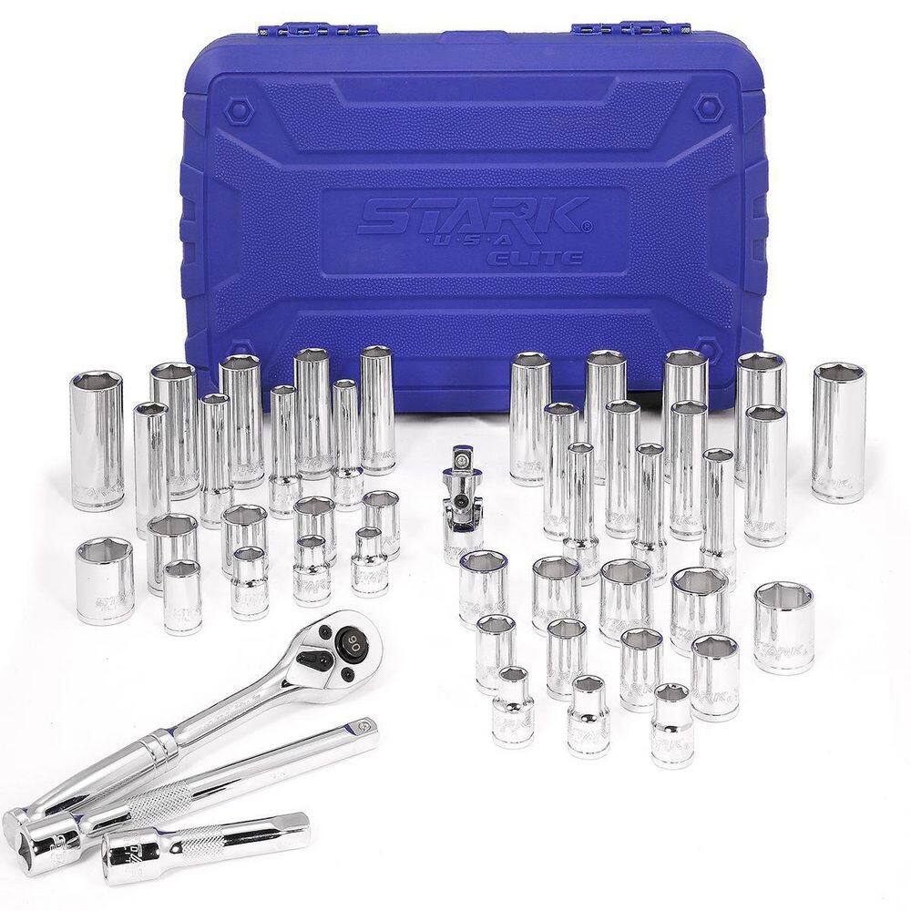 US PRO INDUSTRIAL 3/8” Drive 90T Stubby Ratchet With Straight Metal Handle, 4222
