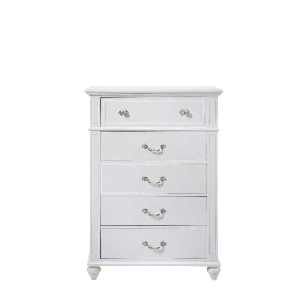 Annie 5-Drawer White Chest of Drawers -  Picket House Furnishings, 51944815