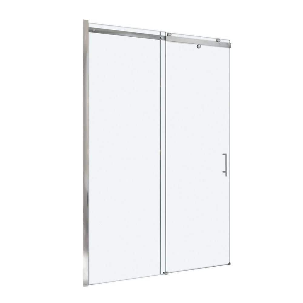 Mediterraneo 60 in. W x 77.38 in. H SemiFrameless Sliding Shower Door