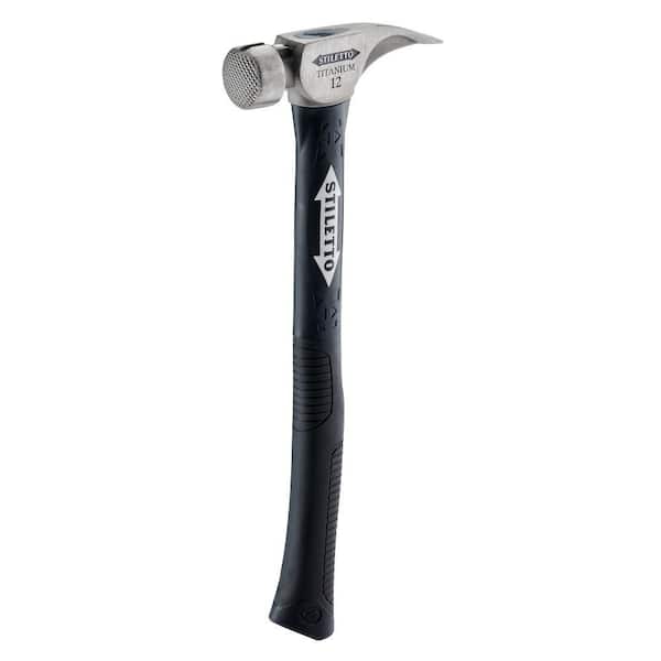 Stiletto 12 oz. Milled Curved Fiberglass Hammer with 16 in. Handle