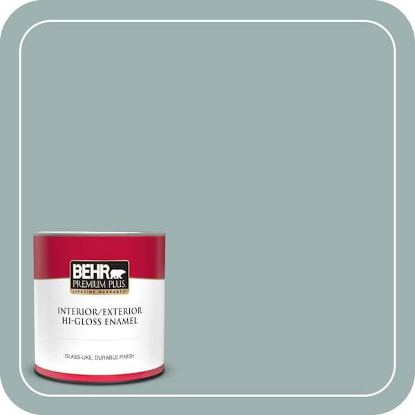BEHR PREMIUM PLUS 1 qt. #PPF-36 Veranda Charm Hi-Gloss Enamel Interior/Exterior Paint & Primer