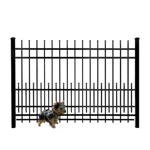 Details about   Ultimate Black Aluminum Fence Puppy Guard Add On Panel Coat Finish Heavy Duty 