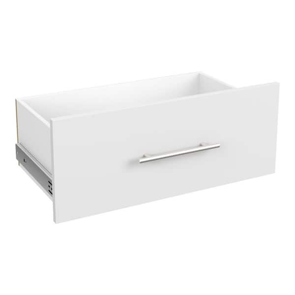 ClosetMaid Style+ 10 in. x 25 in. White Modern Drawer Kit for 25 in. W Style+ Tower