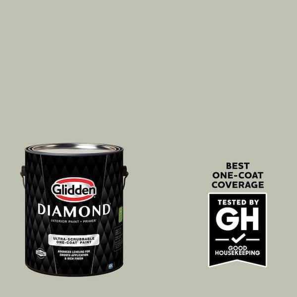 Glidden Diamond 1 gal. PPG1031-2 Misty Meadow Ultra-Flat Interior Paint with Primer