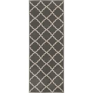 Stratford Lucette Sterling/Birch 26 in. x Your Choice Length Stair Runner Rug