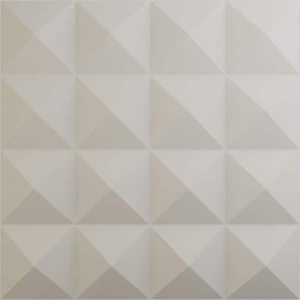 Ekena Millwork 19 5/8 in. x 19 5/8 in. Cornelia EnduraWall Decorative 3D Wall Panel, Satin Blossom White (12-Pack for 32.04 Sq. Ft.)