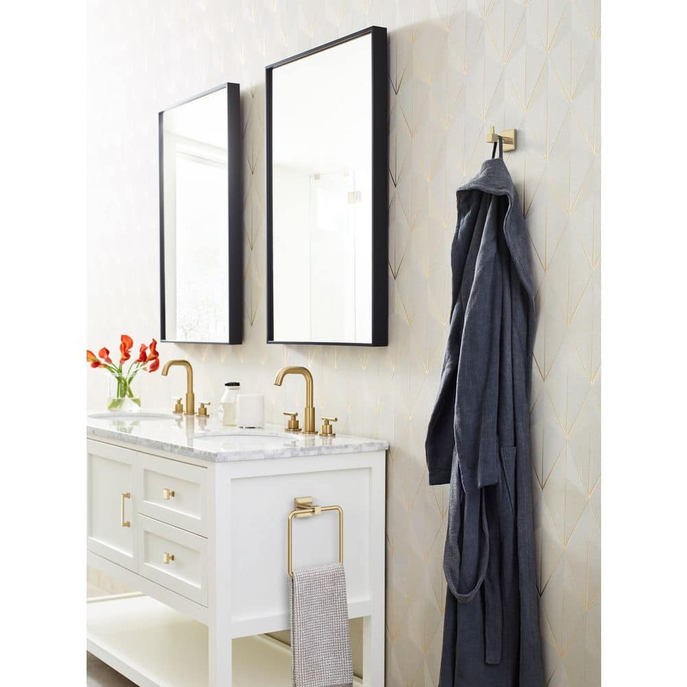 Golden Champagne Wall Mounted Closed Towel Ring