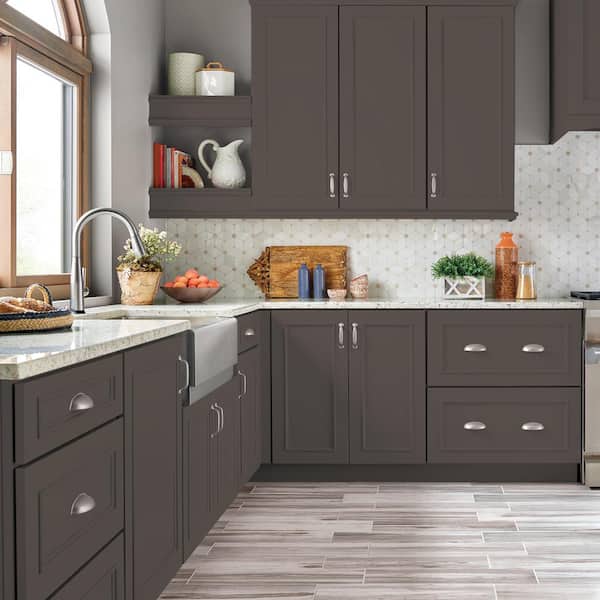 1 gal. #AE-24 Barn Brown Semi-Gloss Enamel Interior/Exterior Cabinet, Door & Trim Paint