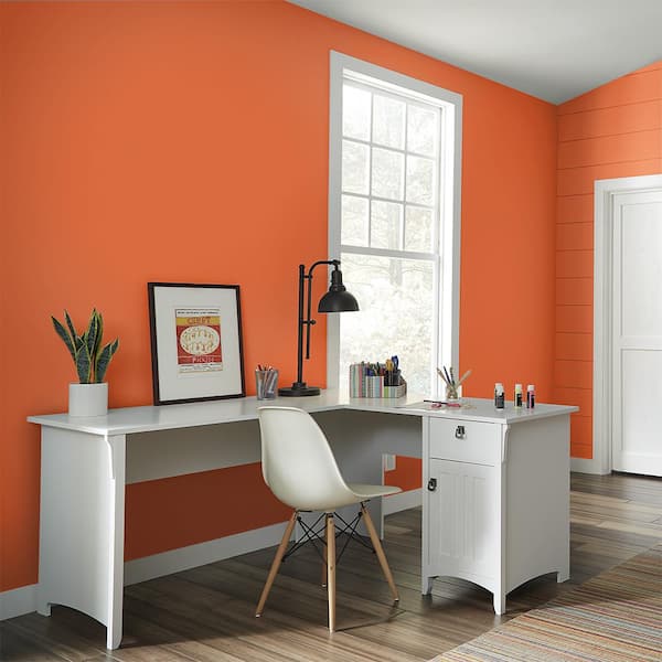 BEHR 6-1/2 in. x 6-1/2 in. #PPU2-02 Red Pepper Matte Interior Peel