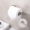 Dracelo Wall Mounted Stainless Steel Toilet Paper Holder Toilet Paper  Hanger in Brushed Nickel B097SKK6LB - The Home Depot