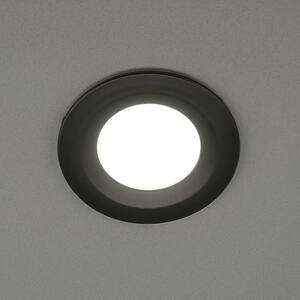 4 in. Adjustable CCT Integrated LED Canless Recessed Light Black Trim Kit 650 Lumens Kitchen Bathroom Remodel (12-Pack)