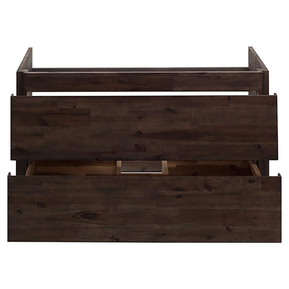 Formosa 47" Brown Acacia Wall-Mounted Single Vanity Base