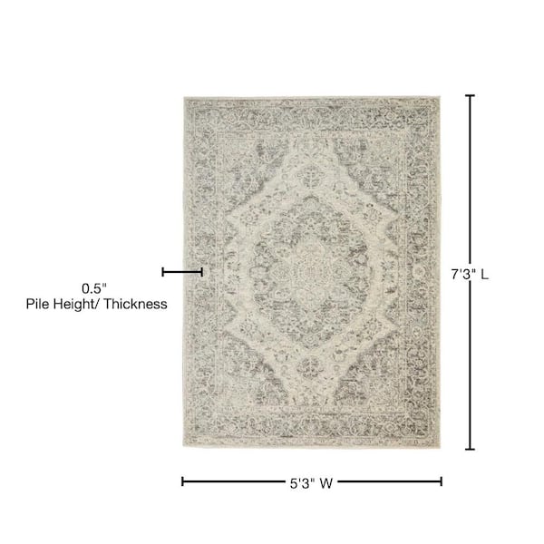 Pro Space 5 ft. x 7 ft. Rectangle White K-shaped Net Non-Slip Grip Rug Pad  0.01 Thick SC130GKWA - The Home Depot