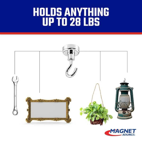 MASTER MAGNETICS Magnet Hooks Neodymium (2-Pack) 07632 - The Home Depot