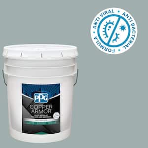 5 gal. PPG10-04 Polaris Eggshell Antiviral and Antibacterial Interior Paint with Primer