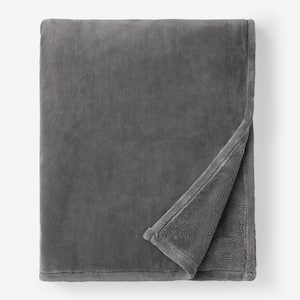 Company Cotton Plush Graphite Polyester King Woven Blanket