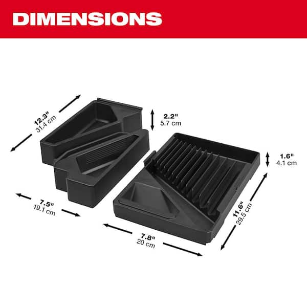 PACKOUT Metric Combination Wrench Trays (15-Piece)