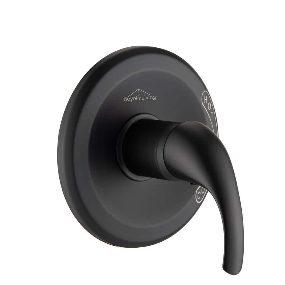 Single Function Pressure Balance Valve with Single Handle Trim Kit in Matte