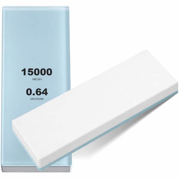 8.75 in. 15000-Grit White Corundum Single-Side Whetstone 2.75 in. Wide Ultra-Fine Wet Honing Stone