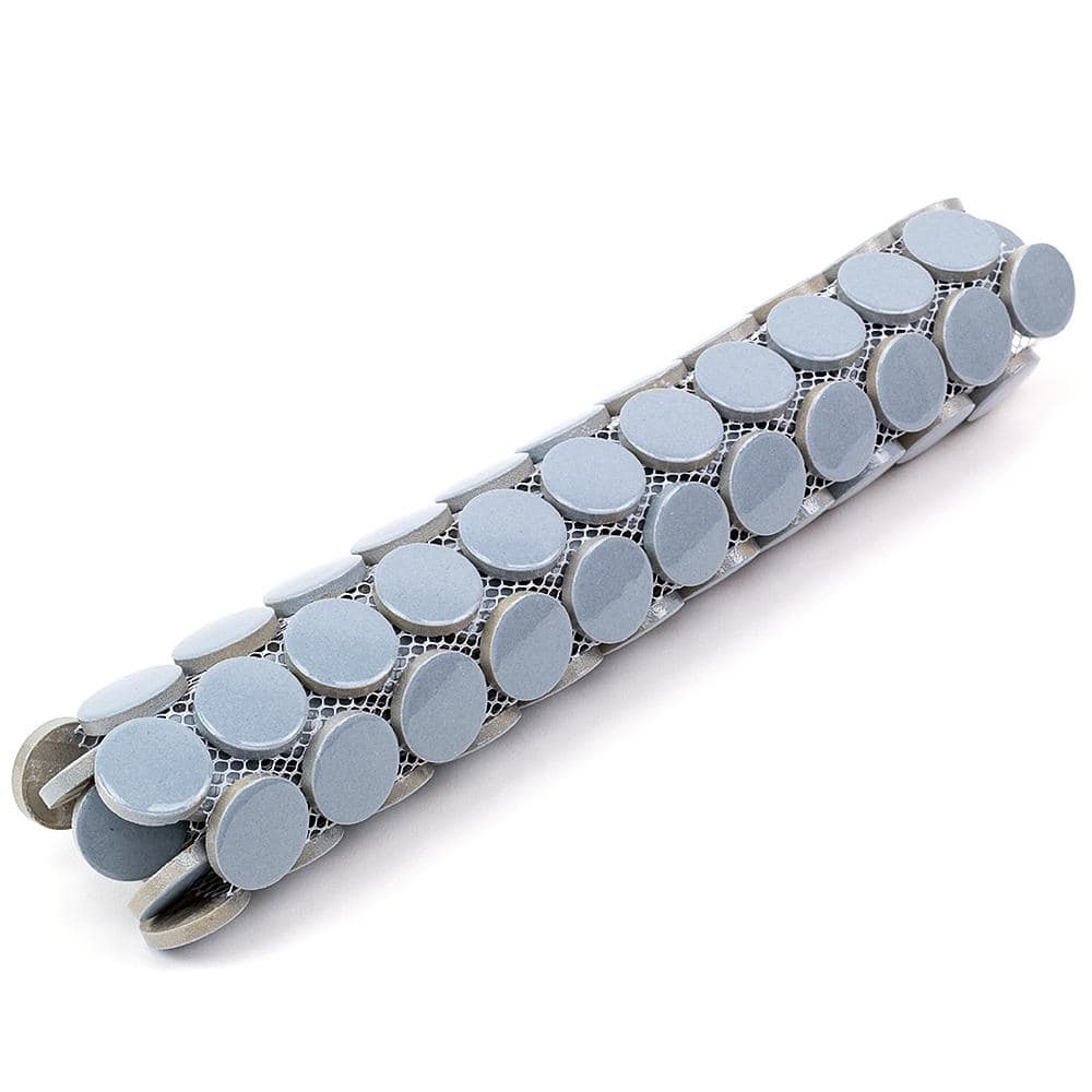 Sky Blue Penny Round Polished Ceramic Mosaic Tile