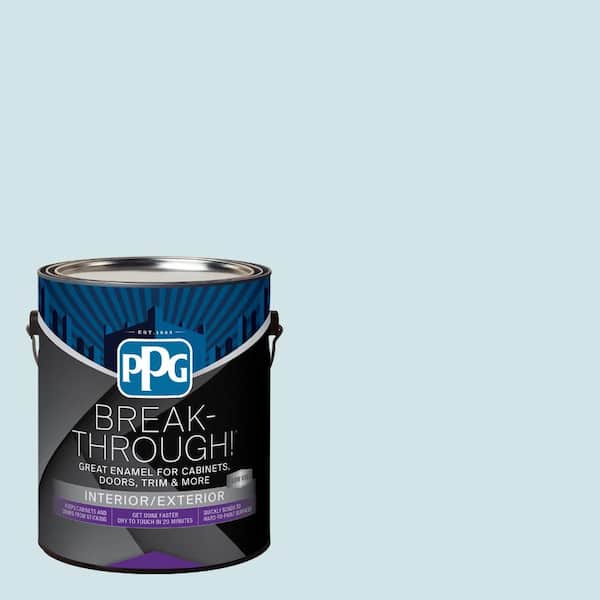 Break-Through! 1 gal. PPG1150-1 Aqua Sparkle Satin Door, Trim & Cabinet Paint