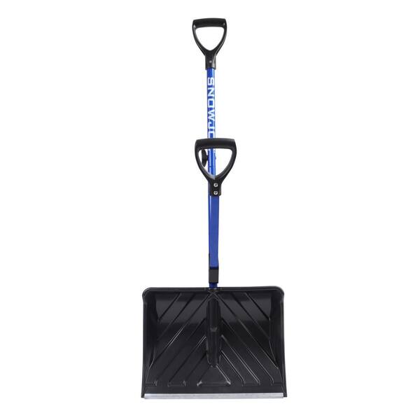 Snow Joe Shovelution Strain-Reducing Snow Shovel18-InSpring Assist Handle 